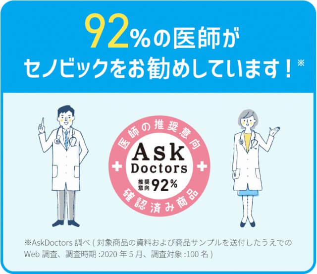 セノビックは医師もおすすめ